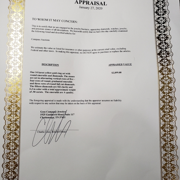 14 KT YELLOW GOLD RING - Picture 8 of 12